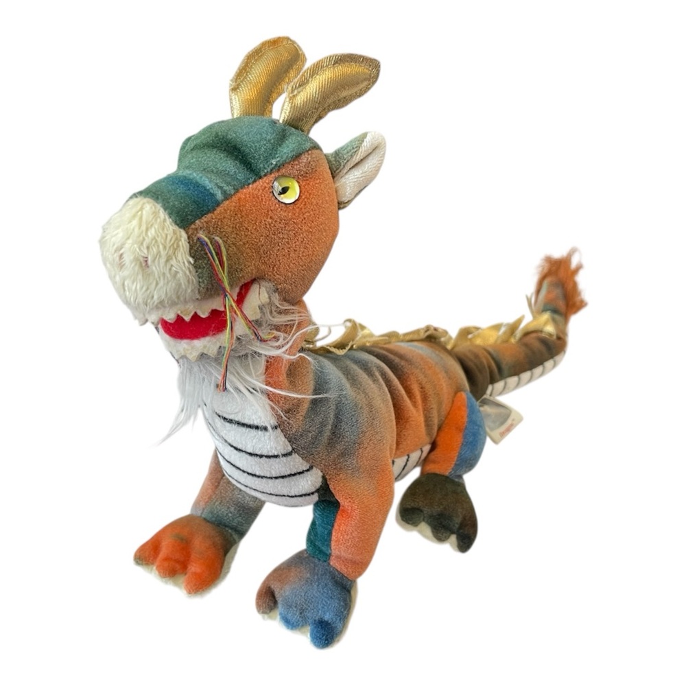 TY Beanie Babies Chinese Zodiac Dragon Retired 2000 Vintage Plush 10.5" w/ Tail
